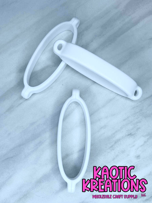 BEADABLE TUMBLER SILICONE CARRIER RING #16 WHITE (1ct)