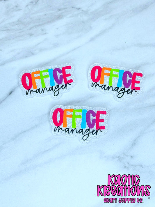 *CUSTOM* FLATBACK ACRYLIC OFFICE MANAGER F202 (1ct)