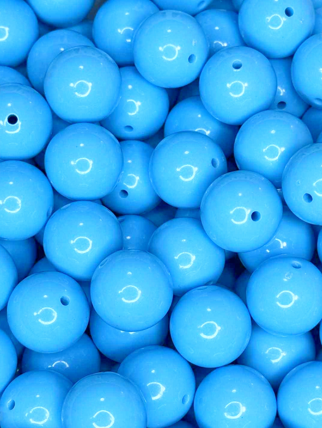 A5 20MM SOLID ACRYLIC BUBBLEGUM BRIGHT BLUE (1ct)