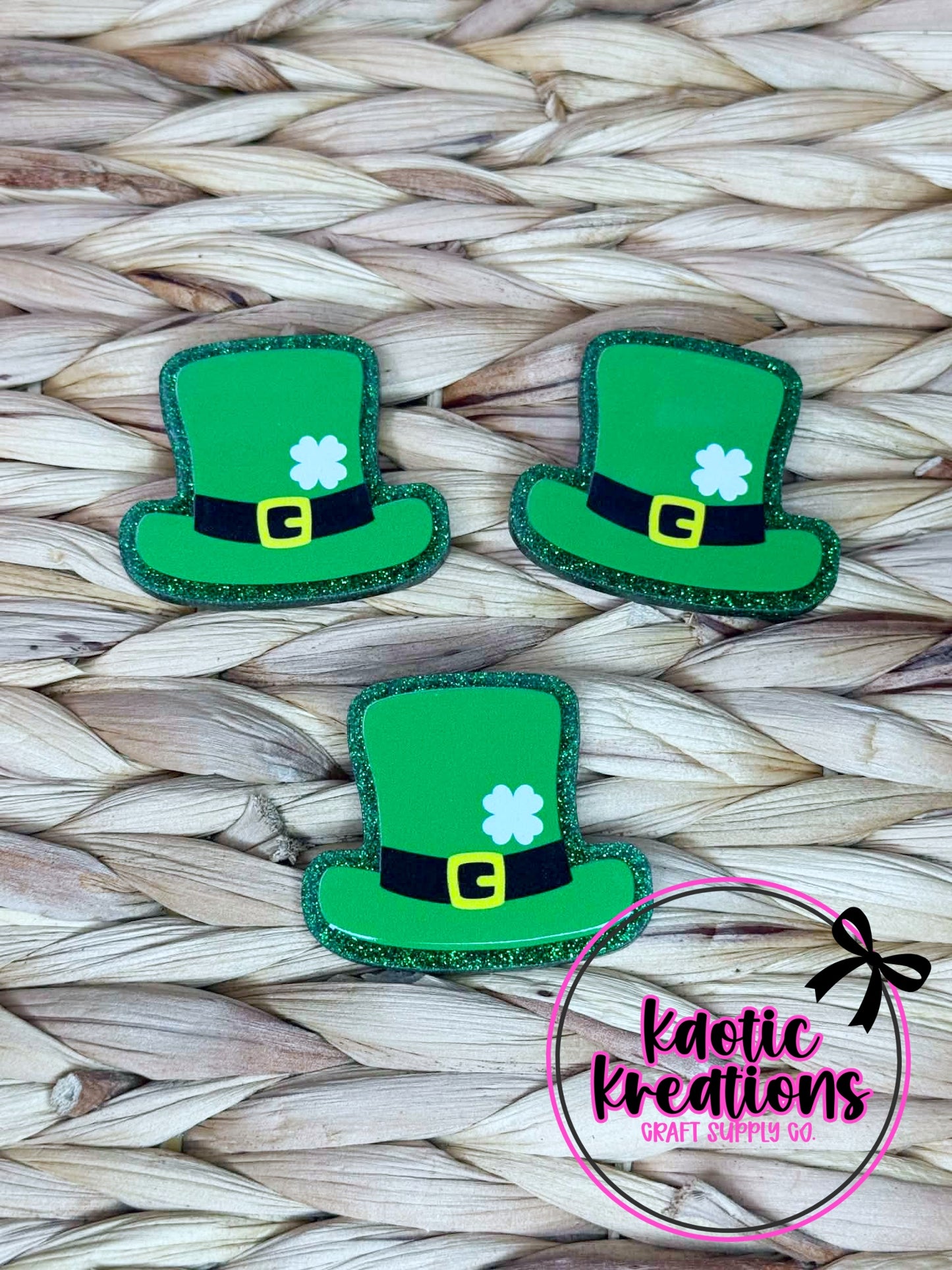 *CUSTOM* FLATBACK ACRYLIC LUCKY HAT F85 (1ct)
