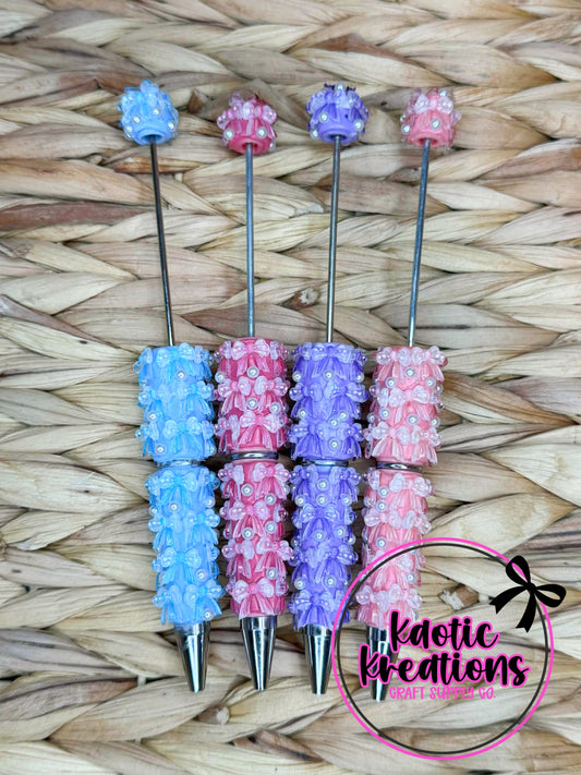 3D BOW RHINESTONE PEN (1ct)