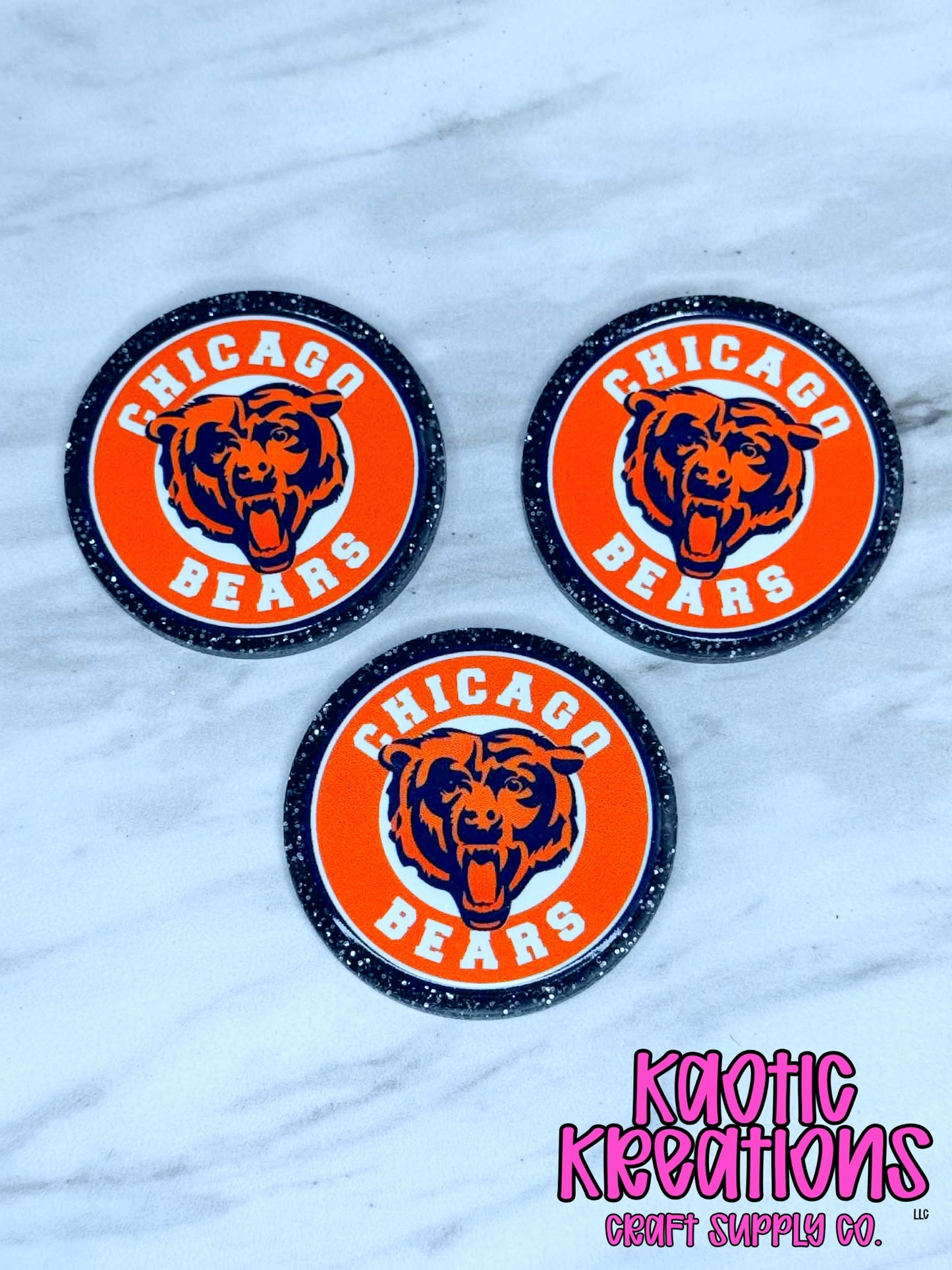 FLATBACK ACRYLIC CHICAGO BEARS F245 (1ct)