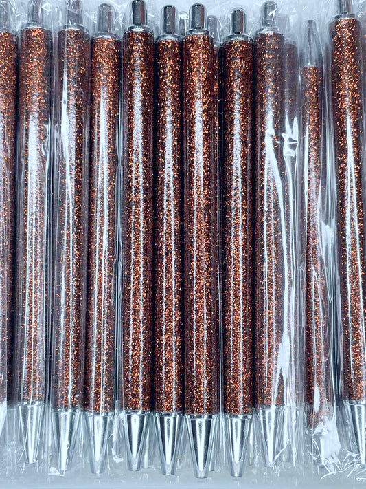NON-BEADABLE METAL GLITTER PEN #43 CINNAMON (1ct)