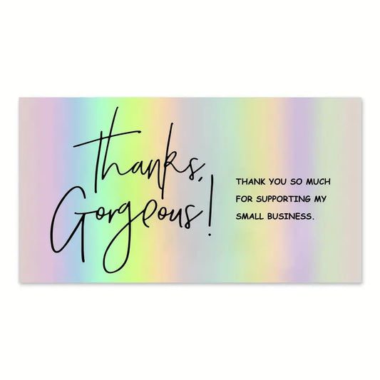 #A11 THANKS GORGEOUS CARDS - PACK OF 15