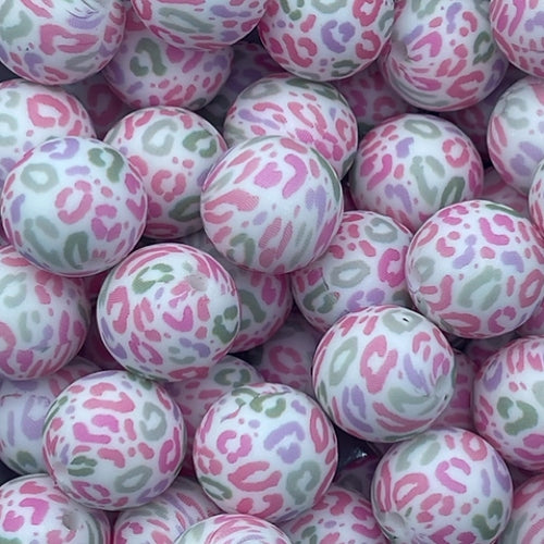 P446 SPRING SPLASH LEOPARD 15MM PRINT (1ct)
