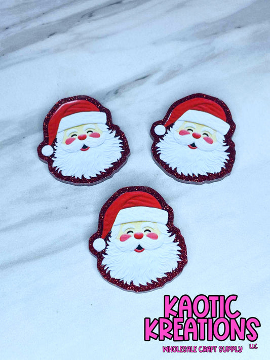 FLATBACK ACRYLIC SANTA F573 (1ct)