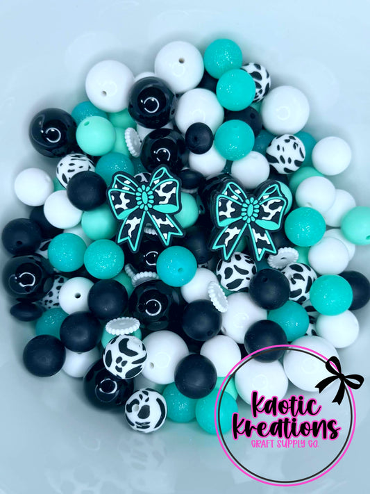 ACRYLIC SILICONE BEAD MIX #26 (26ct)