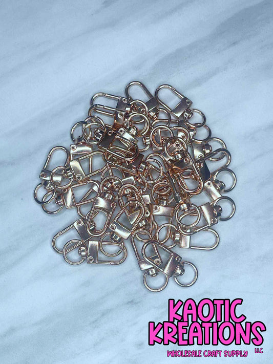 MINI SWIVEL CLASP - #12 LIGHT ROSE GOLD (1ct)