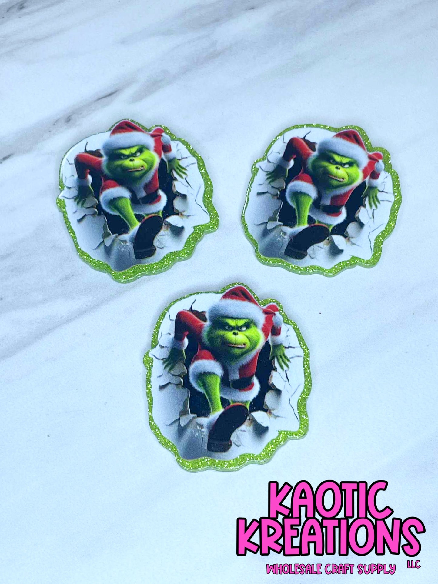 FLATBACK ACRYLIC GRINCH F603 (1ct)