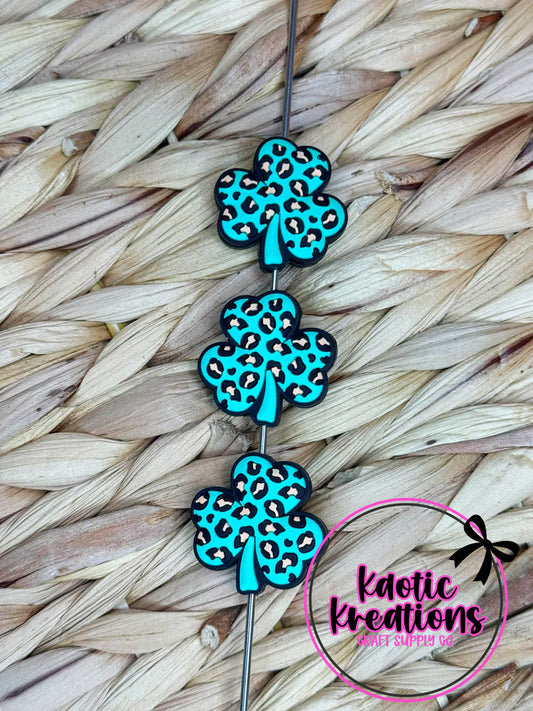 LEOPARD CLOVER SILICONE FOCAL D222 (1ct)