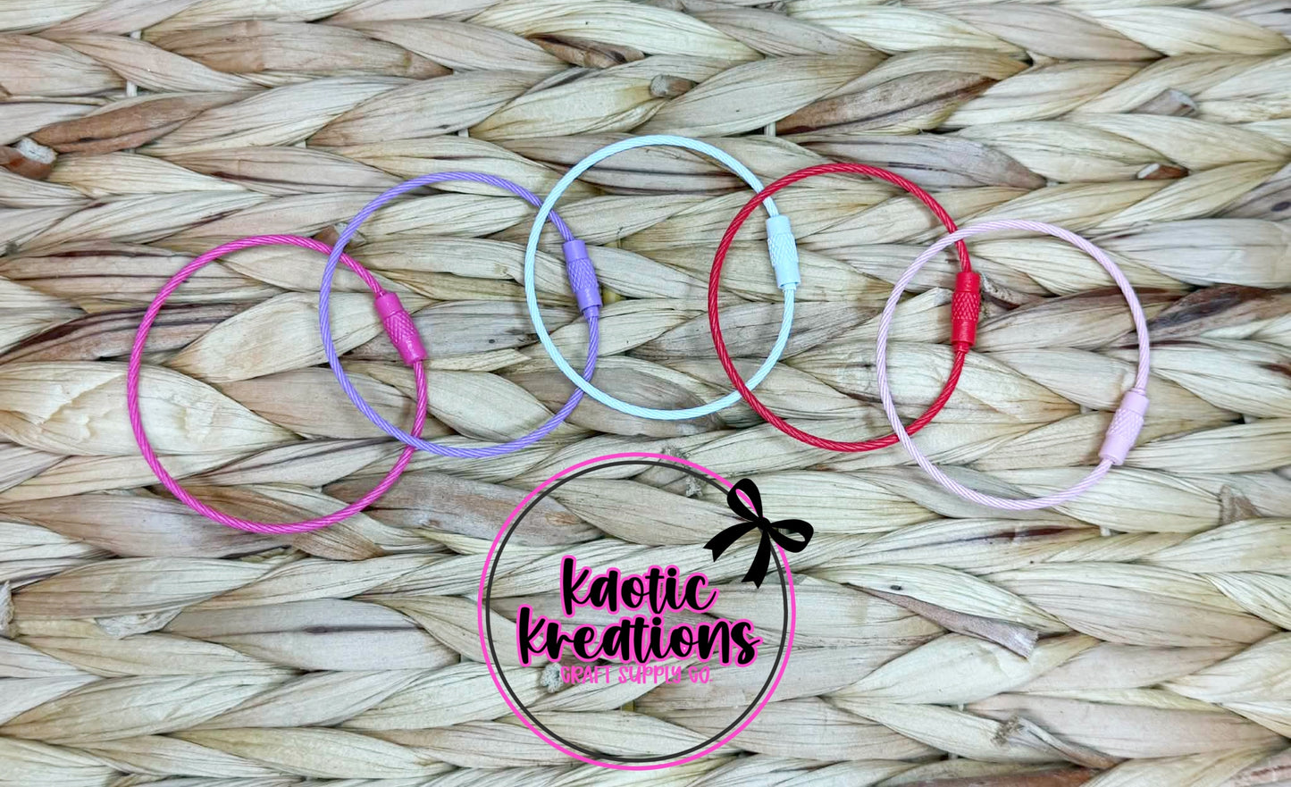 6" BEADABLE WIRE - VALENTINE'S PACK (5ct)