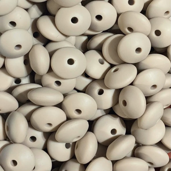 WHOLESALE PACK - 12MM LENTIL #88 BONE (25ct)