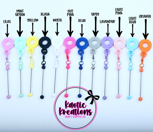 BEADABLE CUP CHARM BAR W/STRAW ADAPTER (1ct)