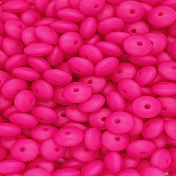 WHOLESALE PACK - 12MM LENTIL #211 BARBIE GIRL (25ct)